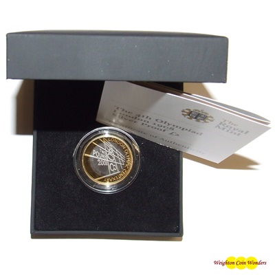 2008 Silver Proof £2 – 'Centenary London Olympics 1908' - Click Image to Close